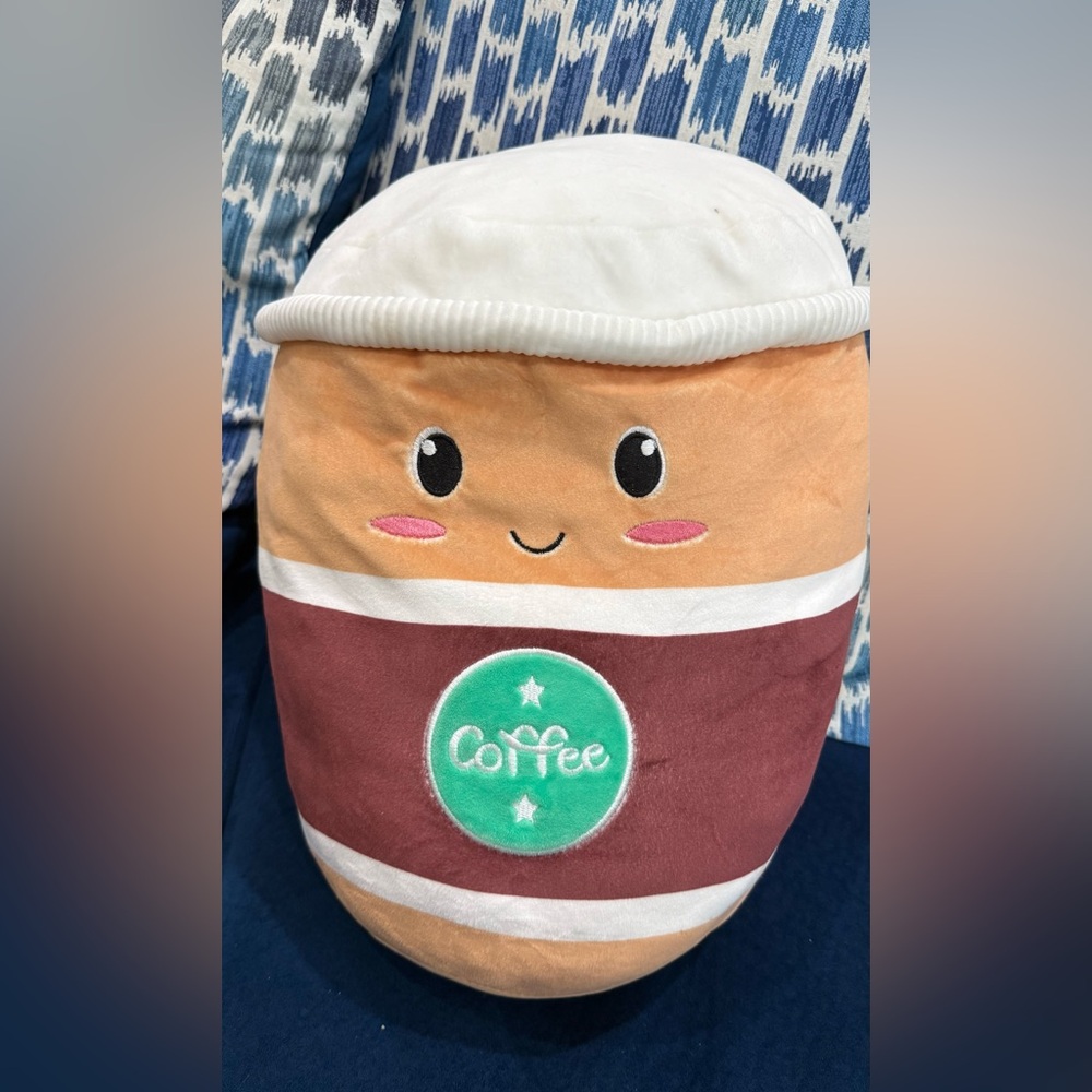 Cute Coffee Plush Pillow